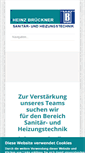 Mobile Screenshot of heinz-brueckner.de