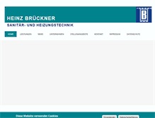 Tablet Screenshot of heinz-brueckner.de